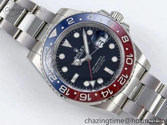 0108 Functional GMT-Master II 126719 BLRO Blue Red Ceramic C+SF Best Edition Blue Dial on Bracelet VR3285 CHS 1629